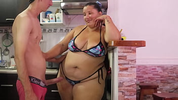 Stepmom Gets Wild In The Kitchen With A Hot Fuck Session
