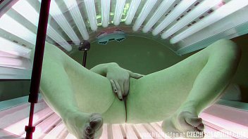 Czech Peeping Tom In A Tanning Booth