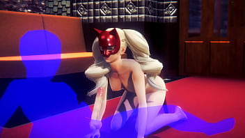 Ann Takamaki Hentai – Handjob And Blowjob Scenes From Persona 5 Anime Manga Game