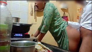 Wife Enjoyed Intimate Moment During Cooking