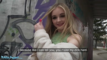 Blonde British Babe Gives A Pov Blowjob And Gets Fucked Outdoors By A Public Agent