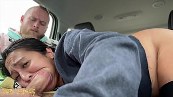 Car Backseat Anal And Throat Action With A Creampie Finish