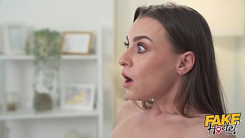 Fake Hostel – Backpacker Girl Drinks A Magic Potion And Her Boobs Blow Up!
