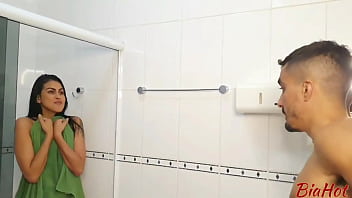 He Walked Into The Bathroom Without Warning! Made Me Deepthroat His Huge Cock And Fucked Me Doggy Style.