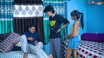 Desi Virgin Girl Hardcore Threesome With Friends While Home Alone Full Movie (hindi Audio)