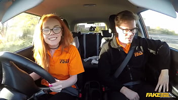 Fake Driving School – British Redhead Ella Hughes Gets Her Tight Pussy Pounded In A Driving Lesson
