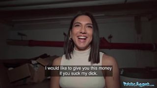 Hot Brunette Biology Student Gets Off On A Stranger’s Cock