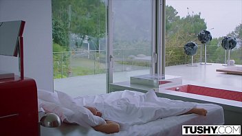 Model Tushy Has Feelings For Her Manager And Tries To Catch His Eye With A Butt Plug
