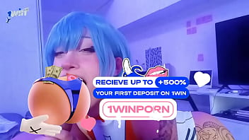 Rei Ayanami Cosplay Blowjob With Cum In Bodysuit