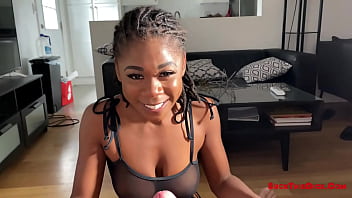 Hazel Grace Gives A Messy Pov Blowjob