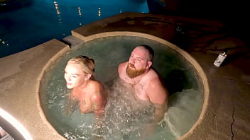Intimate Moments With Delilah Grace In The Hot Tub