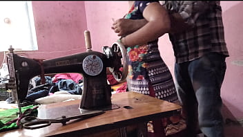 Aunty Got Nailed By Uncle While Sewing Desi Bhabhi