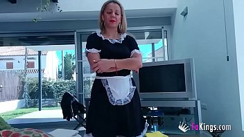 Hooked Up With A Sexy Blonde Maid After Asking For Some Extra Fun