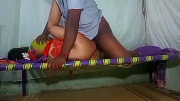 Tamil Aunty In Saree Doing Doggy Style At Home