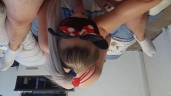 Audrey Takes A Wild Creampie With No Control
