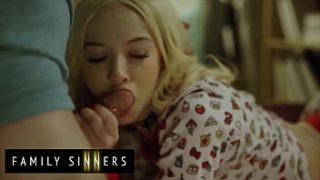 Step Sister Kenzie Reeves Takes Charge Of Her Brother Nathan Bronson’s Huge Cock – Family Sinners