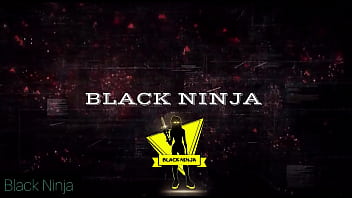Horny Black Ninja Gives His Dick A Nice Rubdown