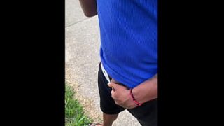 Young Guy Looking For A Dude In The Woods Found A Hung Stud And Took Him Home