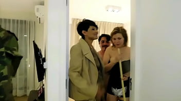 Naughty Maid Gets It From The Boss And His Sleazy Politician Friend