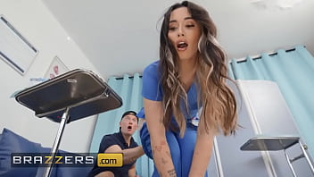 Hot Nurses Aria Lee And Lulu Chu Use Exam Room Privacy To Collect A Cum Sample From Lucky Zac.