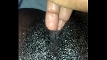 Late Night Solo Play With A Wet Black Pussy