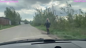 A Stranger Gives An Unexpected Blowjob In The Car