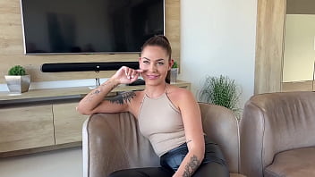 Young Hungarian Beauty’s Casting Session Erupts Into Wild Threesome With Explosive Squirting