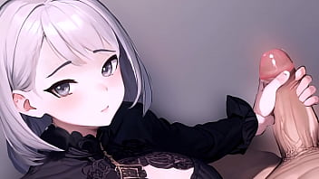 First-person View Of An Anime Girl Masturbating A Large Penis