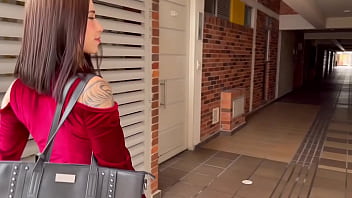 Public Parking Lot Anal Scene In Bucaramanga – Sara Films Saraf