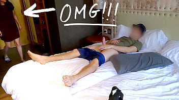Caught In The Act By The Maid, She Couldn’t Resist Joining In.