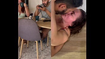 Stepmom Homemade Part 2: Real Stepson And Mature Stepmom Fucking In The Dining Room, She Rides Him And He Cums Inside Her