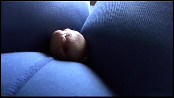Blue Nylon Pantyhose Cumshot By Nylonxtreme