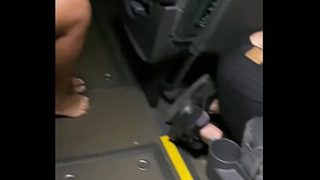 Risky Sex On A Public Bus With Real Passengers Watching