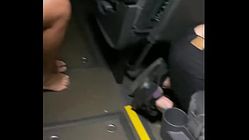 Risky Sex On A Public Bus With Real Passengers Watching