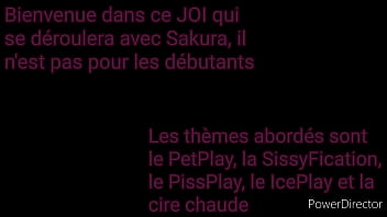 Sakura’s Hard Femdom Joi In French