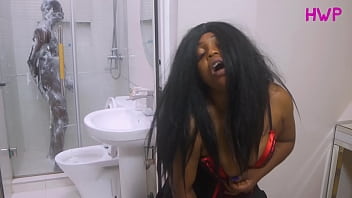 Wealthy Man’s Wife Pleasures Herself Intensely With A Large Toy While Watching Her Driver Shower, Then Gets Caught And Confronted By Him