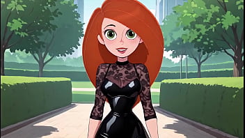 Redhead Cartoon Girl Tries On Sexy Black Lingerie Ai Haul