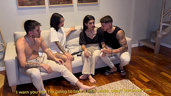 Couple Swap With Tattooed Partners And Well-endowed Men