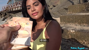Beach Beauty Gets Intimate On The Shore And Later In A Private Pool – Public Agent