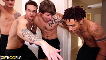 Nervous Straight Guy Tries Men For The First Time