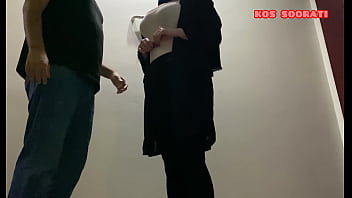 Standing Quickie With A Horny Arab Secretary In A Hijab