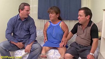 First Threesome With A Mature Petite Person