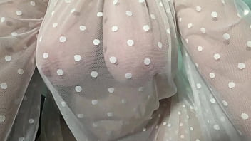 Close-up Of Large Mature Breasts