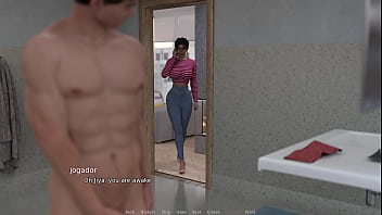 Hidden Blowjob Behind The Wall With Perfect Tits
