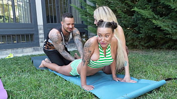 Yoga Session Turns Into A Wild Threesome