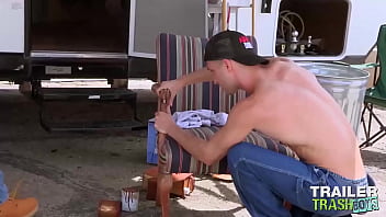 Trailer Trash Boys: Cute Stud Nic Sahara Barebacks Ian Frost