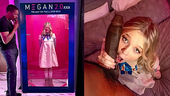 Small Teen M3gan Overwhelmed By Large Bbc – Halloween Costume Special