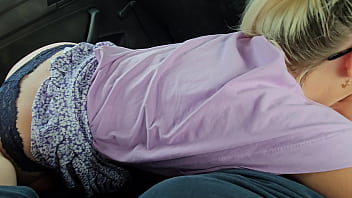 Friend’s Mom Gives Me Head In The Car