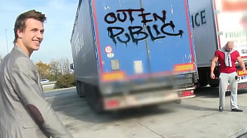 Czech Guys Getting Intimate In Public