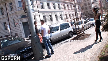 Threesome With Two Hot Guys And A Curvy Brunette
